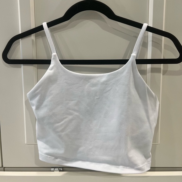 Avita Tops - Avita White Fitted Crop Camisole